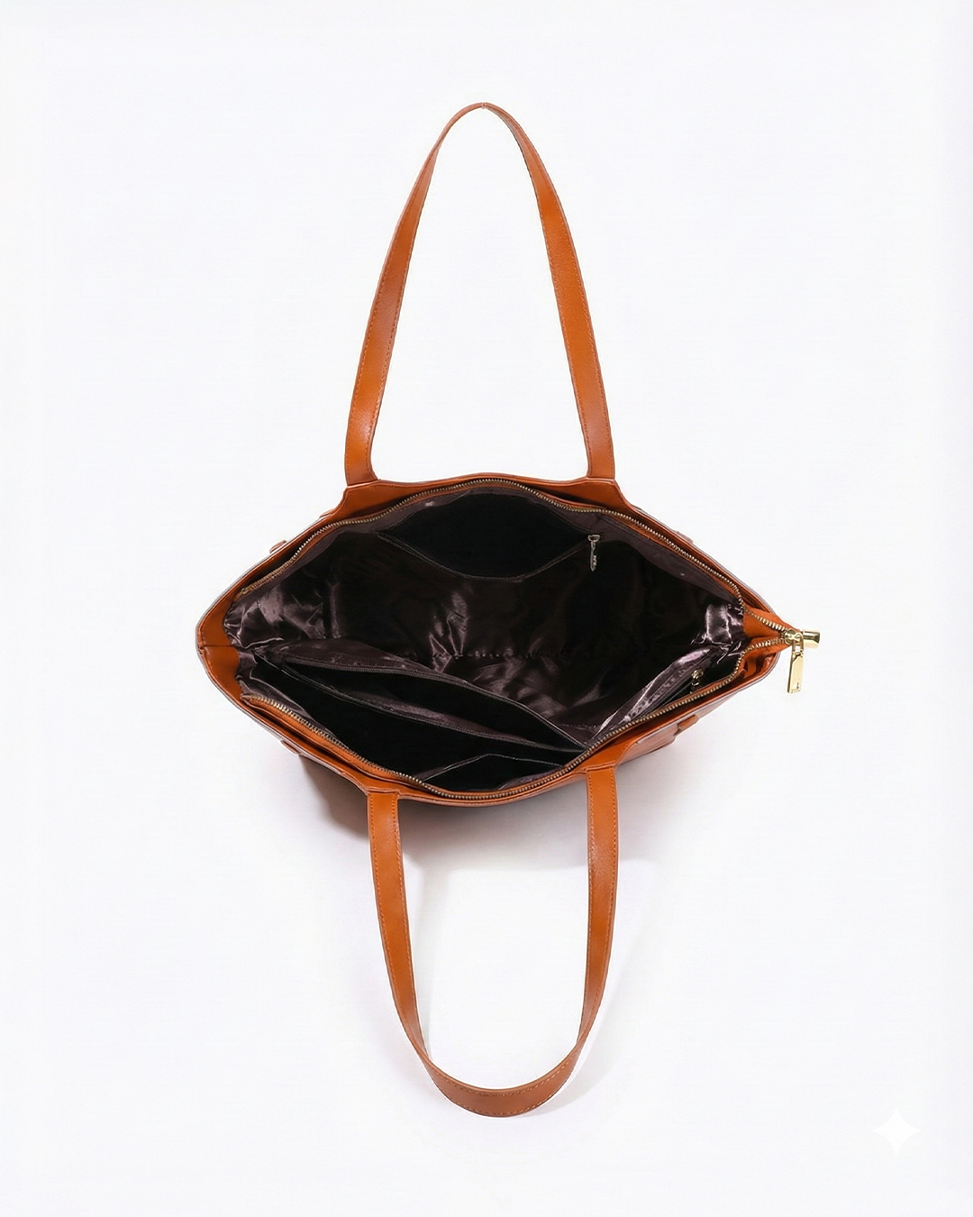 Professional Contrast Panel Tote Bag