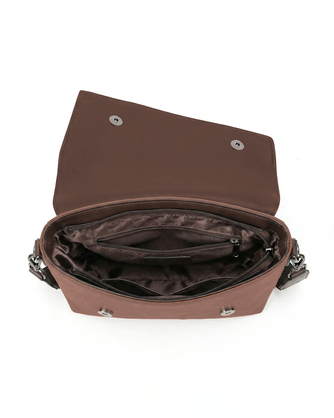 Vintage Floral Embroidered Envelope Crossbody Bag - Asymmetrical Flap