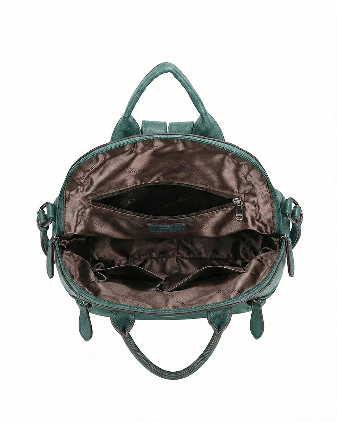 Embossed Rose Textured Luxury Backpack