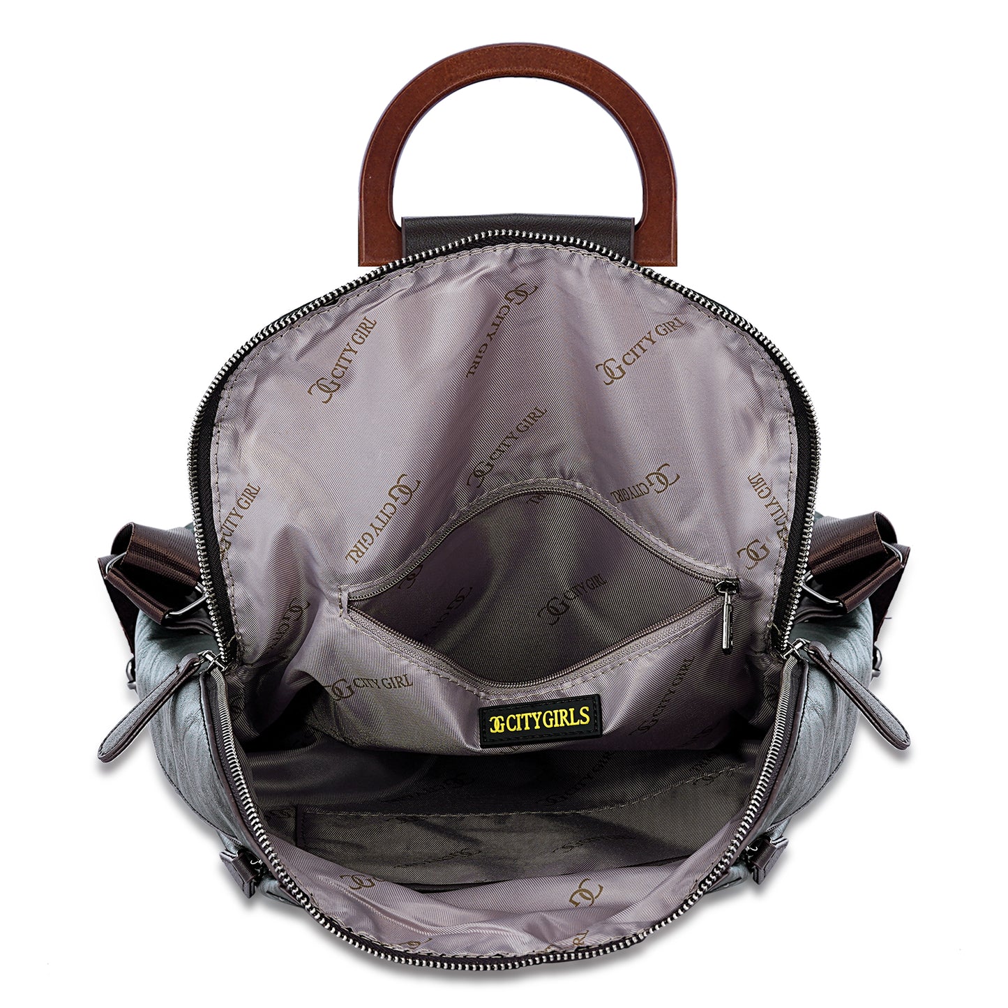 Grey Antique Backpack