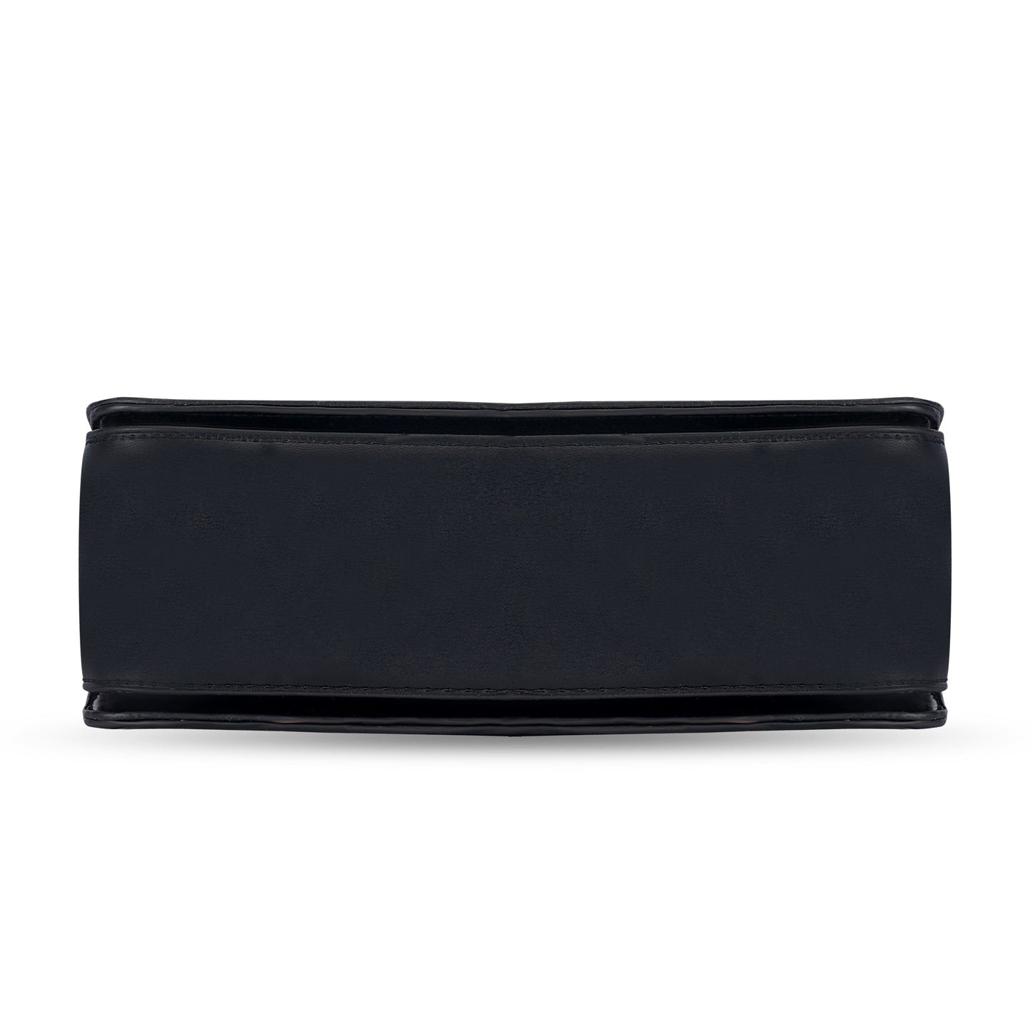 Black Structured Satchel Bag
