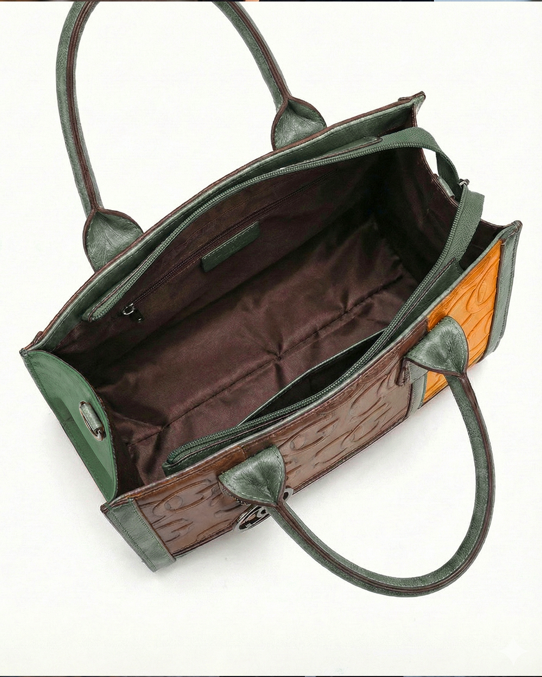 Elite Embossed CG Patchwork Bag