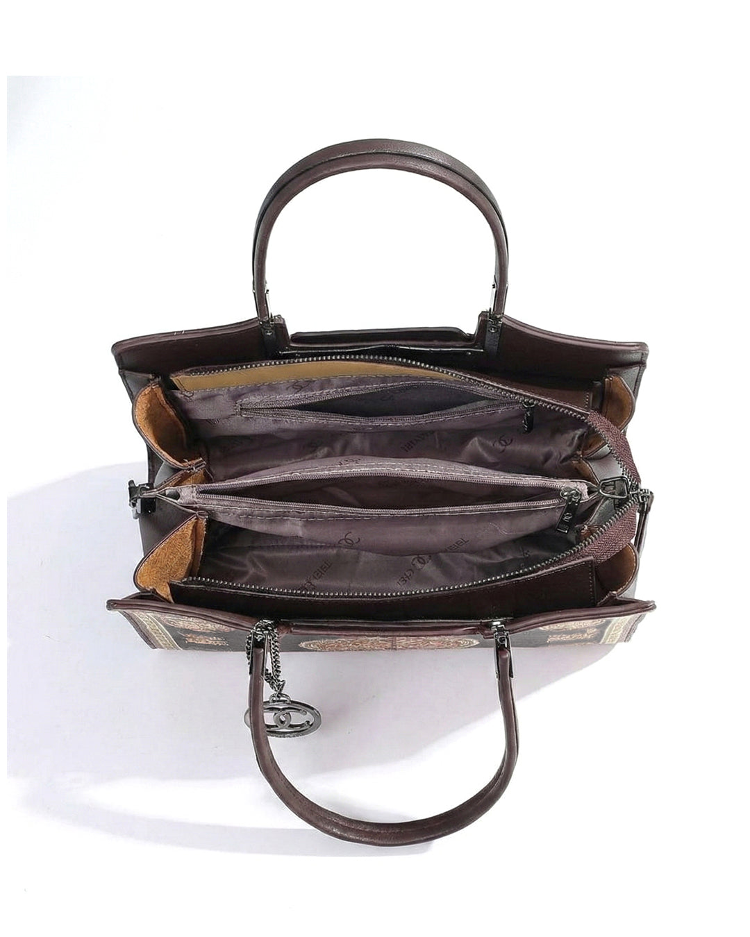 Artisanal Embroidered Aesthetic Top-Handle Bag