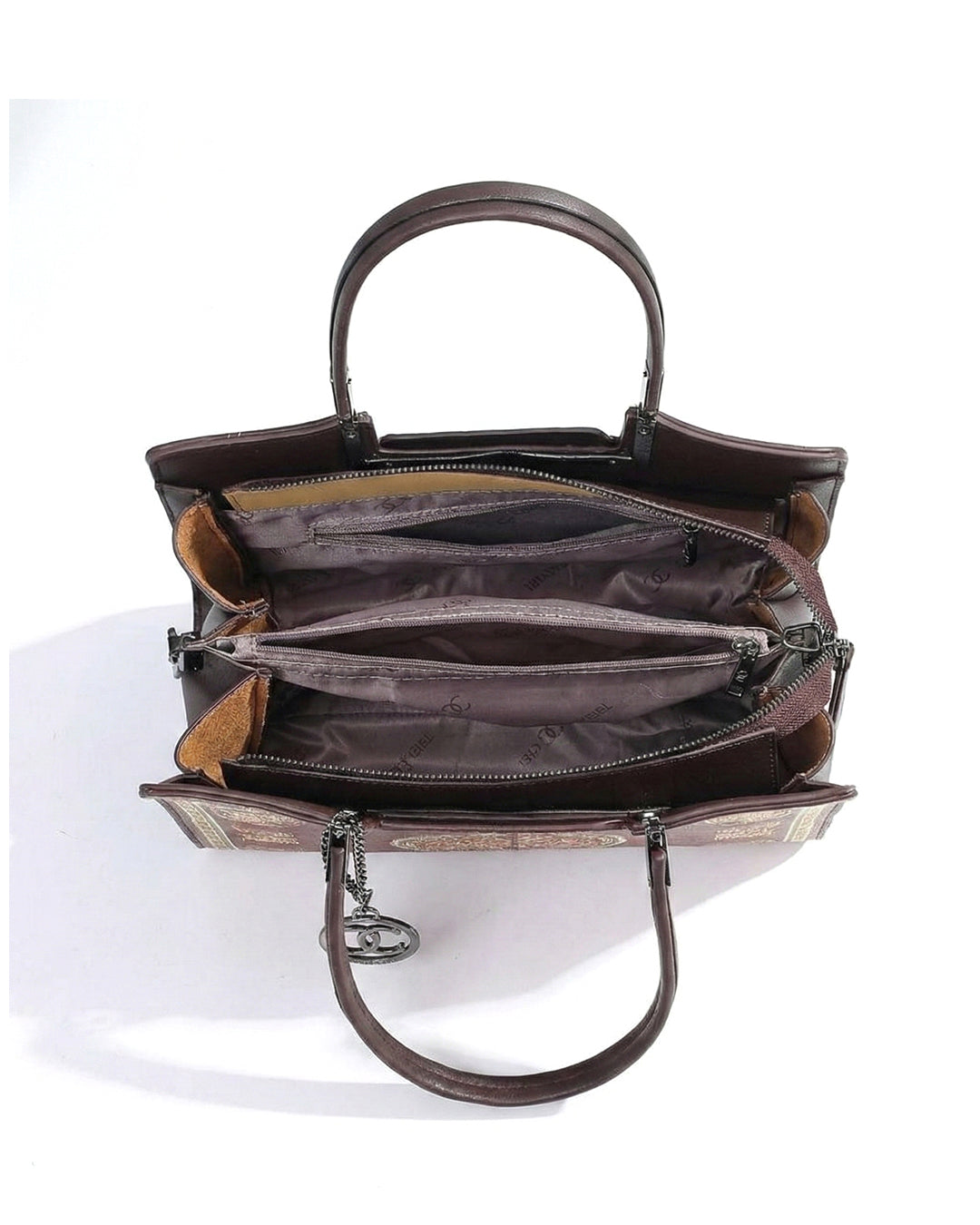 Artisanal Embroidered Aesthetic Top-Handle Bag