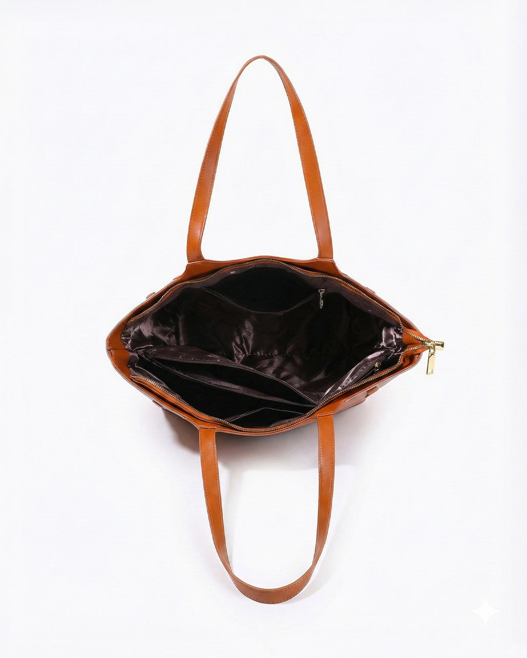 Professional Contrast Panel Tote Bag