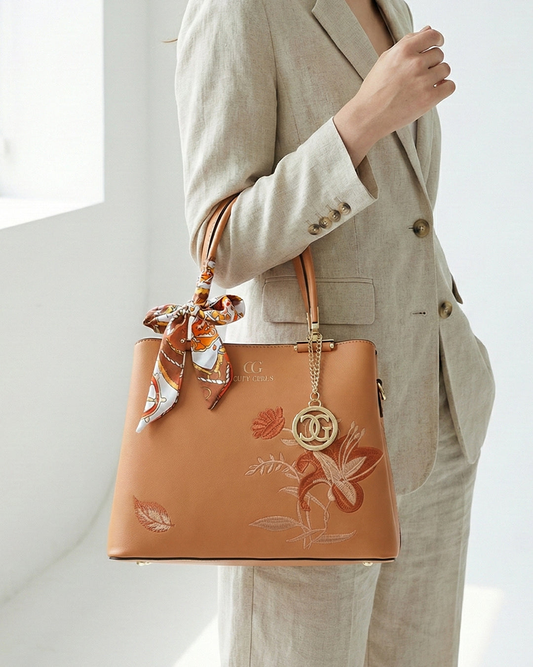 City Girls Couture Floral Handbag