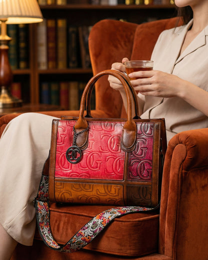Elite Embossed CG Patchwork Bag
