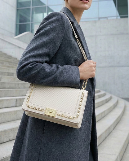 Premium Multi-Dimensional Chain Crossbody Bag