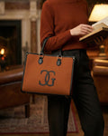 Classic CG  Contrast Trim Textured Satchel