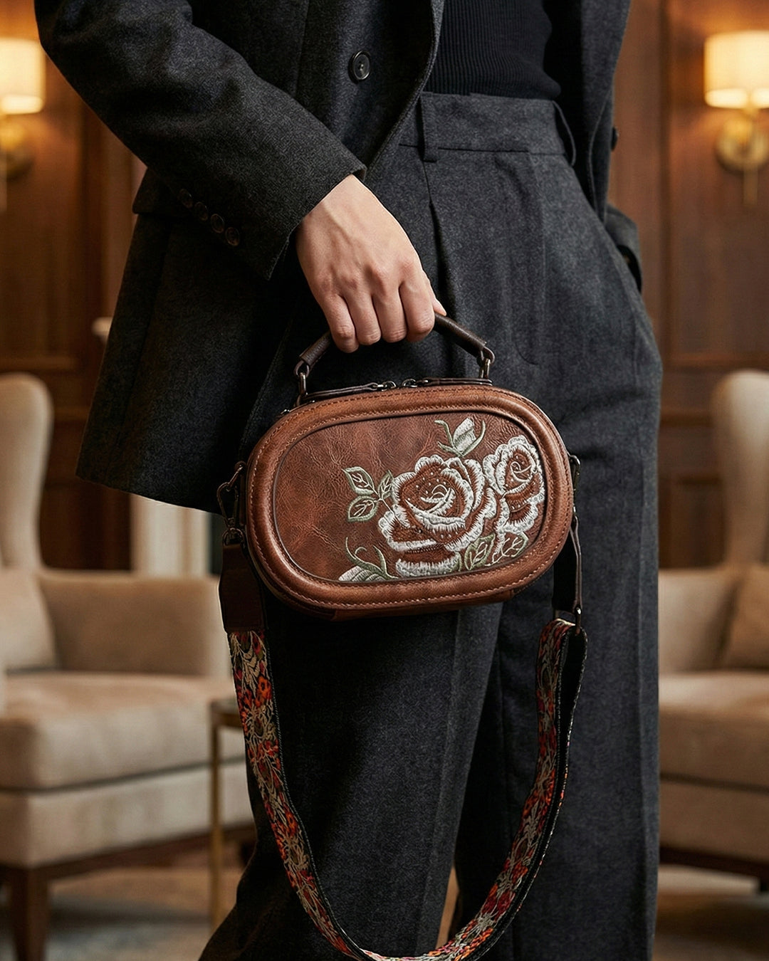 City Girls Vintage Rose Luxe Bag