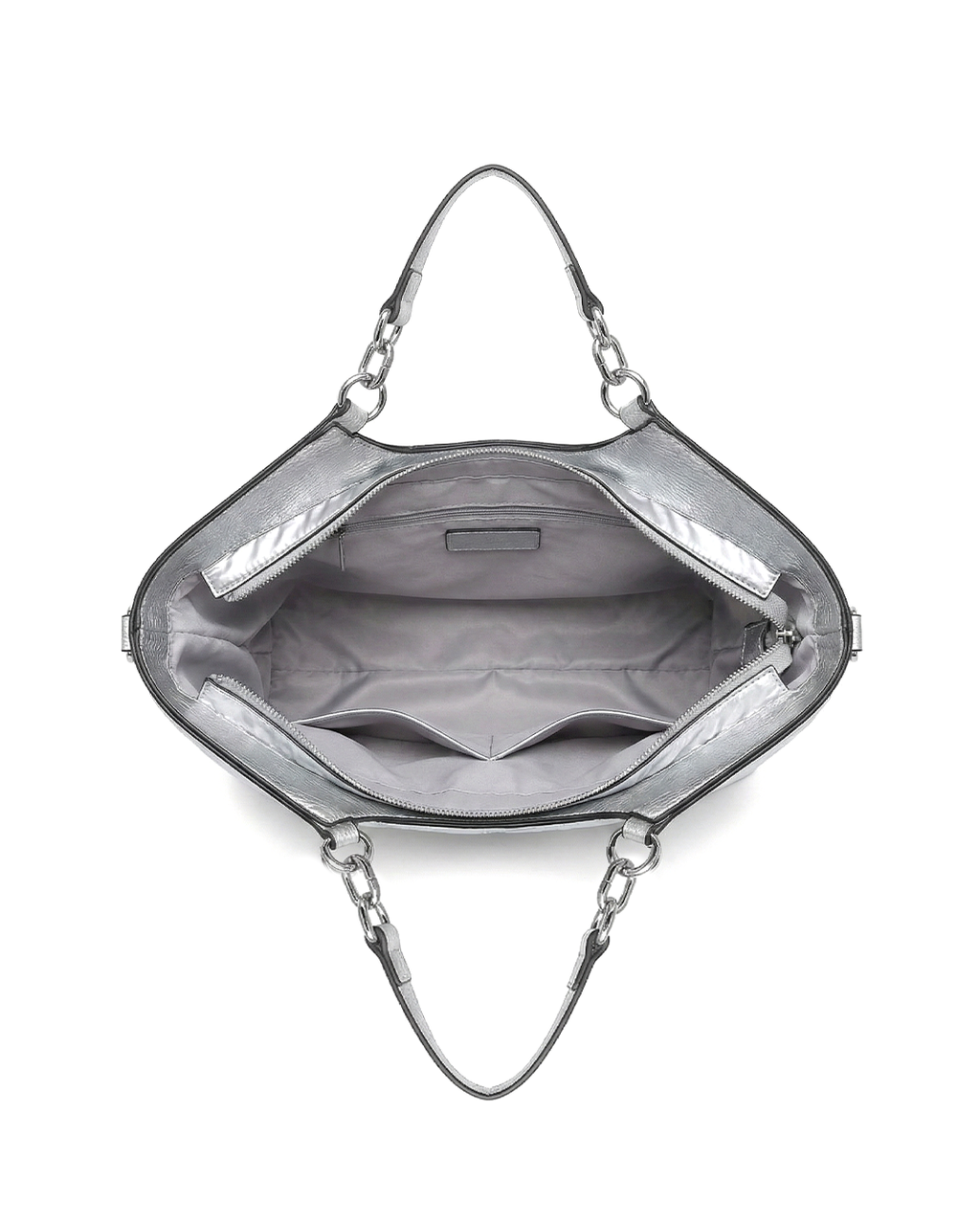 City Girls Futurist Puffer Metallic Tote