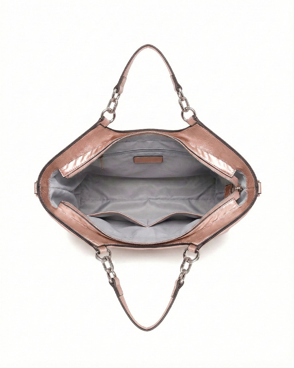City Girls Futurist puffer Metallic Tote