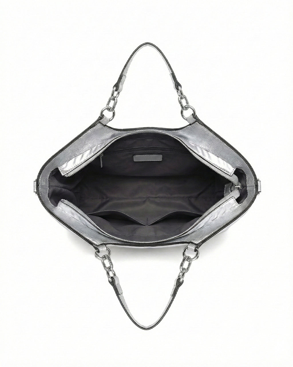 City Girls Futurist Puffer Metallic Tote