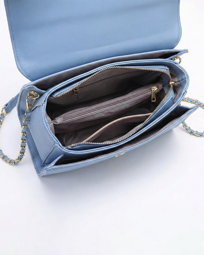 Premium Multi-Dimensional Chain Crossbody Bag