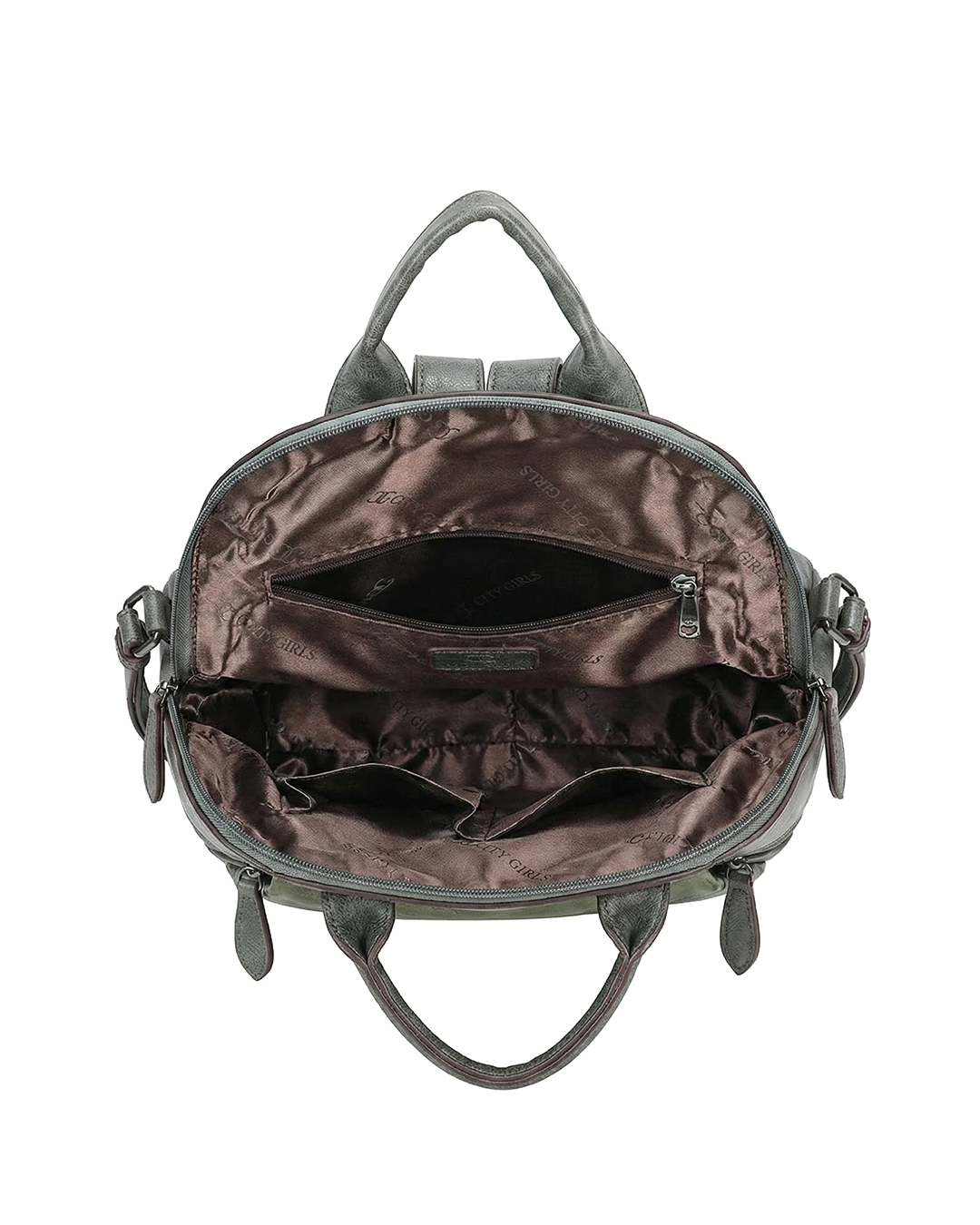 Embossed Rose Textured Luxury Backpack