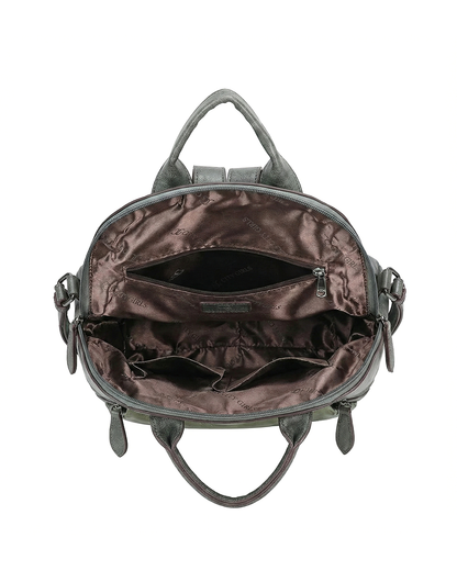 Embossed Rose Textured Luxury Backpack