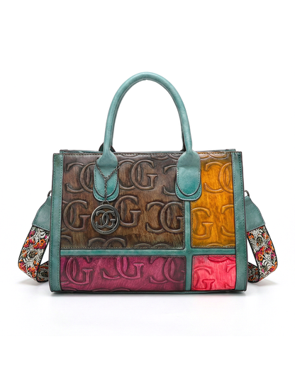 Elite Embossed CG Patchwork Bag