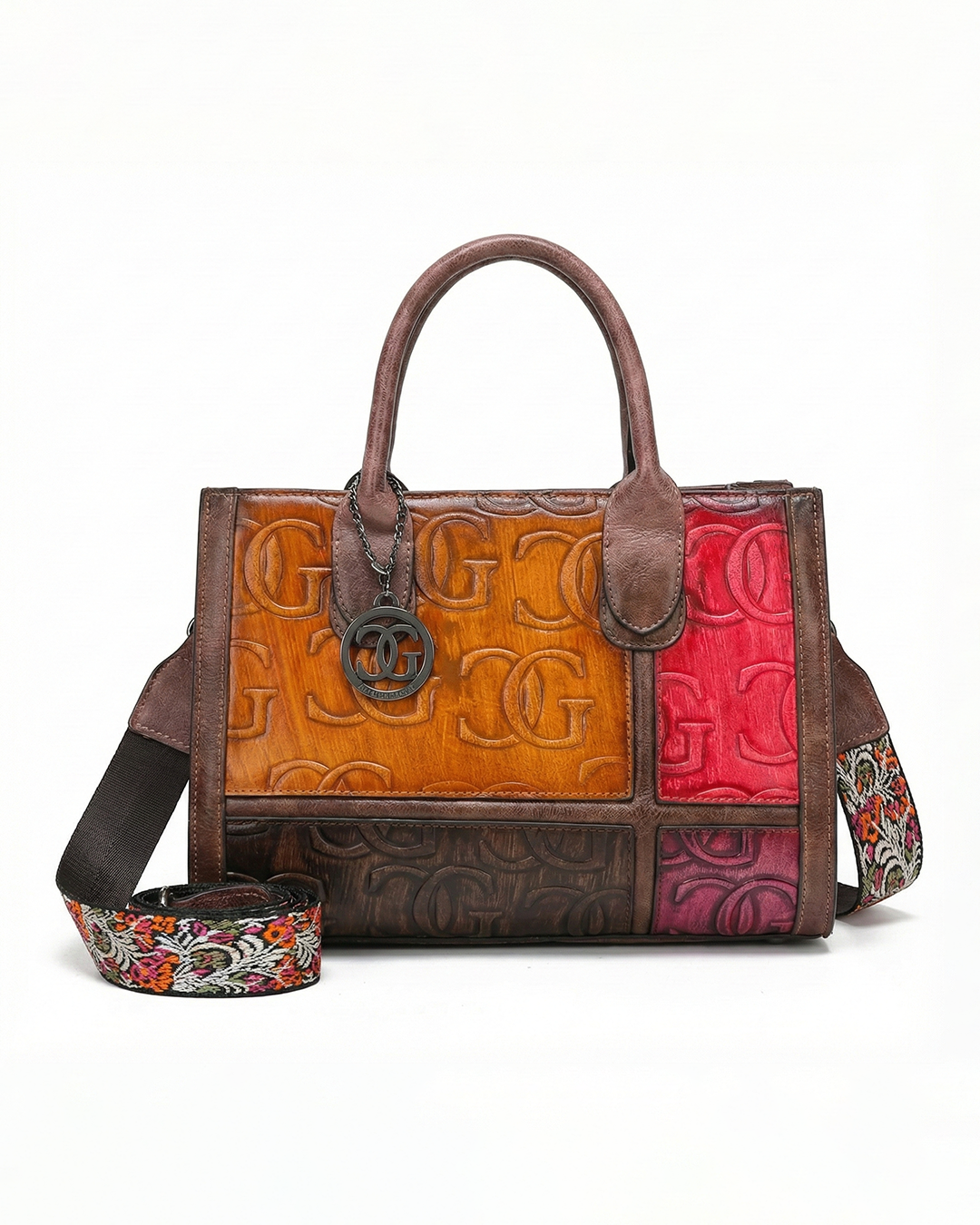 Elite Embossed CG Patchwork Bag