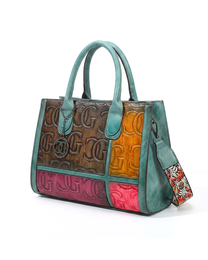 Elite Embossed CG Patchwork Bag