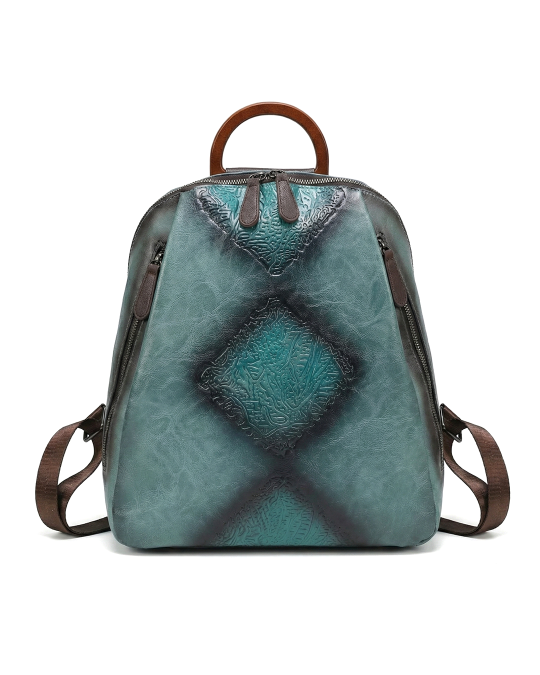 Signature Textured Embossed Artsian finish Bagpack