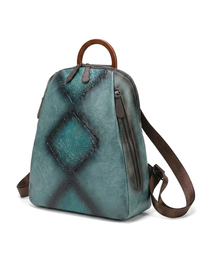 Signature Textured Embossed Artsian finish Bagpack