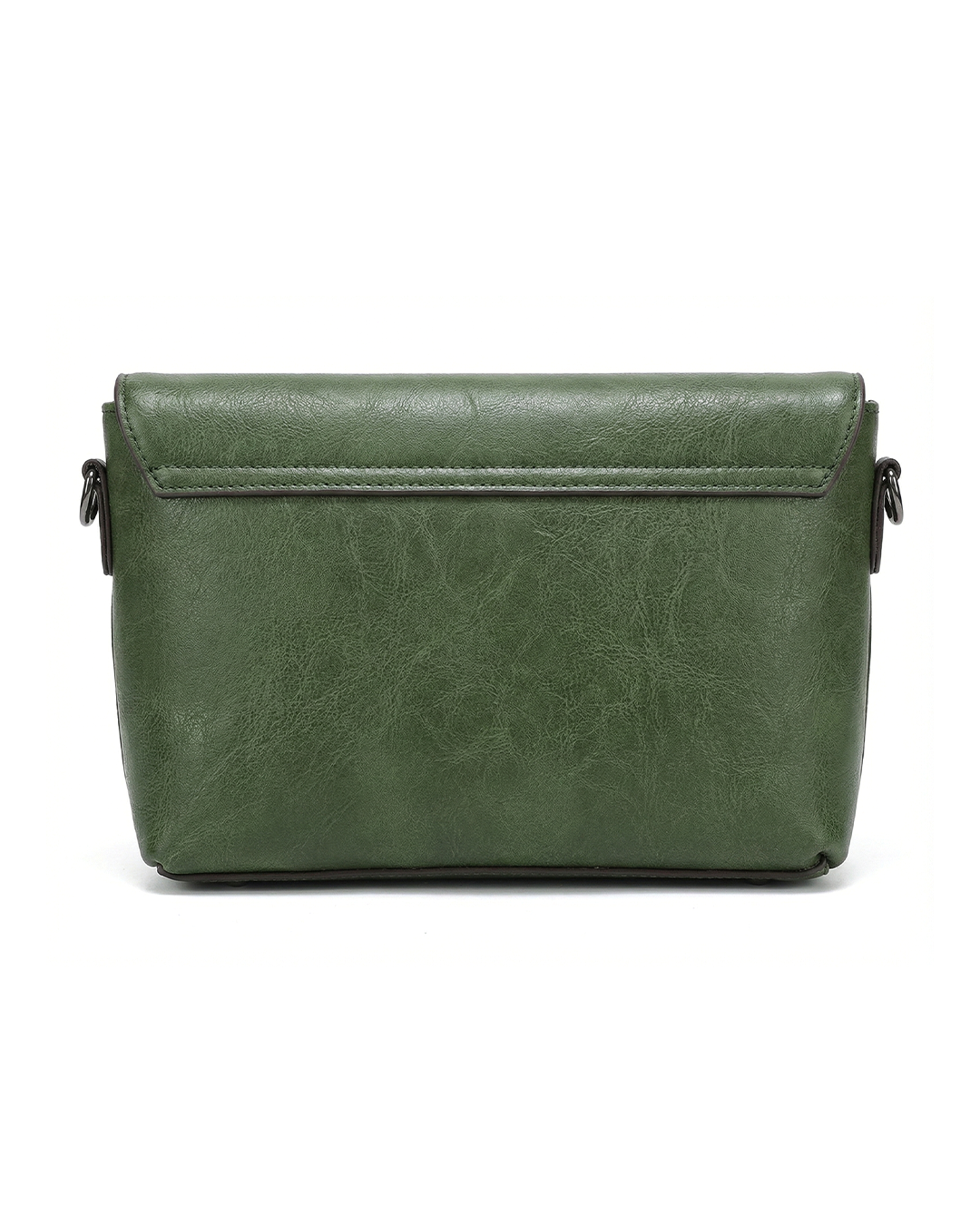 Vintage Floral Embroidered Envelope Crossbody Bag - Asymmetrical Flap