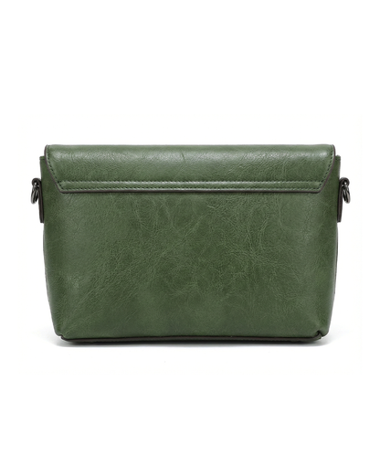 Vintage Floral Embroidered Envelope Crossbody Bag - Asymmetrical Flap