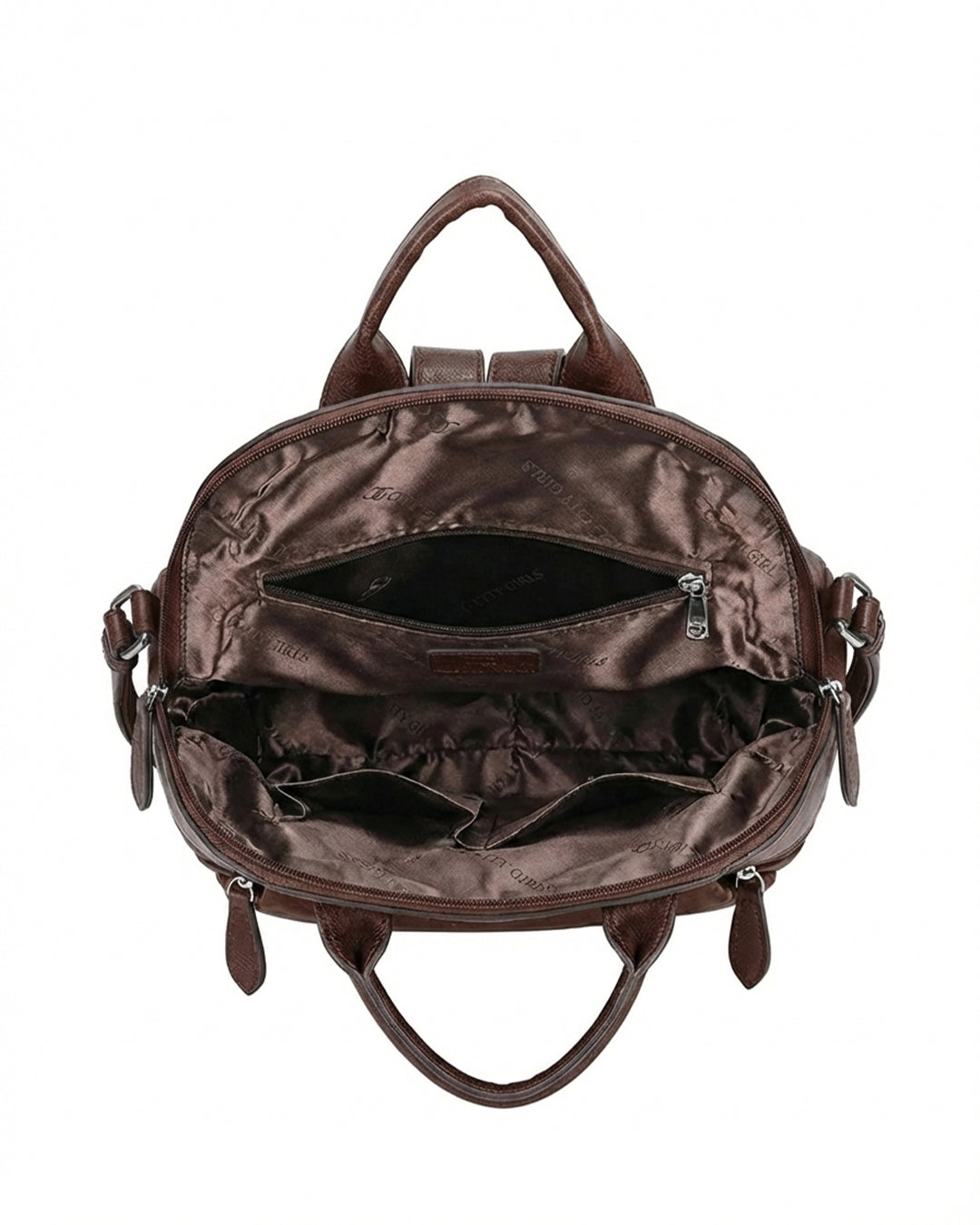 Embossed Rose Textured Luxury Backpack