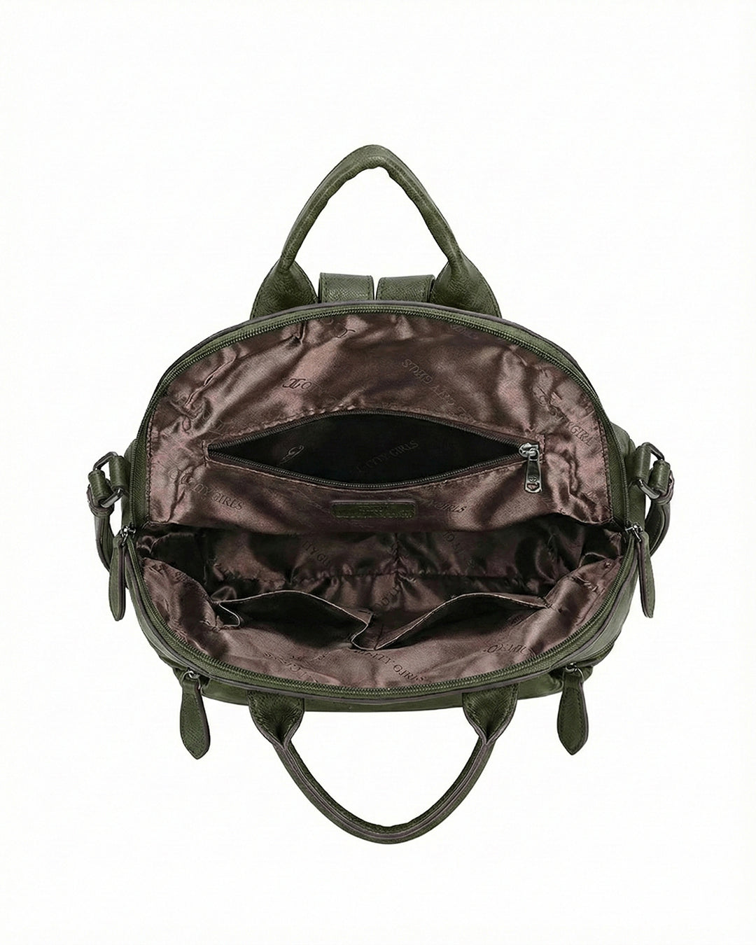 Embossed Rose Textured Luxury Backpack