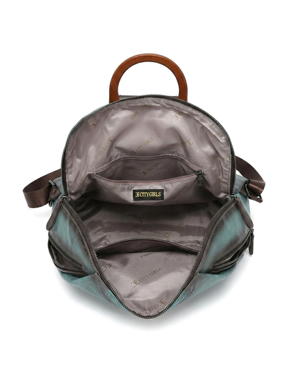 Signature Textured Embossed Artsian finish Bagpack