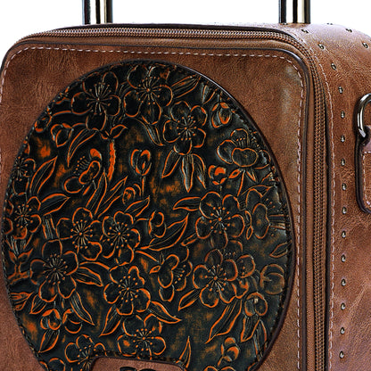 Tan Antique Satchel Bag