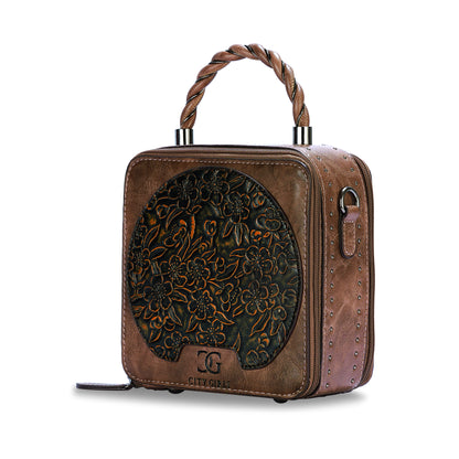 Brown Antique Satchel Bag