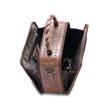 Brown Antique Satchel Bag