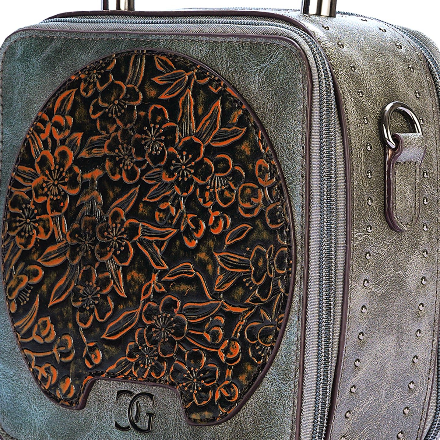 Grey Antique Satchel Bag