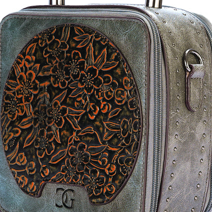 Grey Antique Satchel Bag