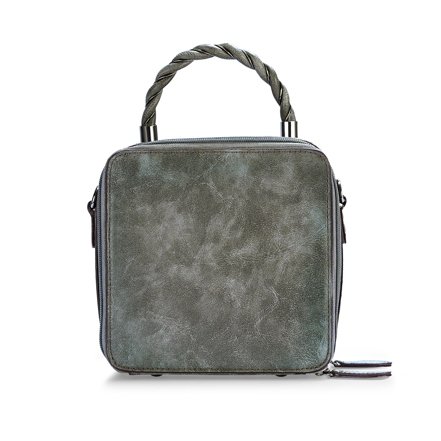 Grey Antique Satchel Bag