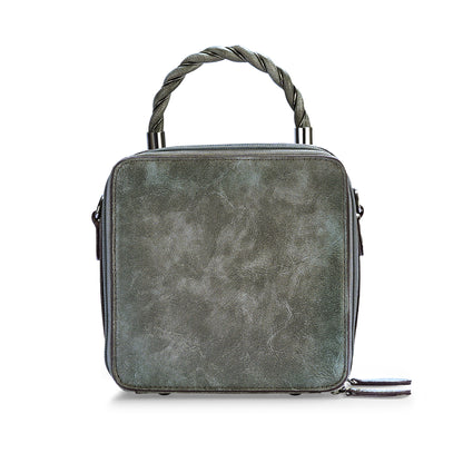 Grey Antique Satchel Bag