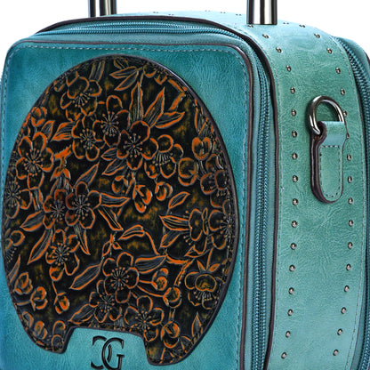 Blue Antique Satchel Bag