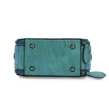 Blue Antique Satchel Bag