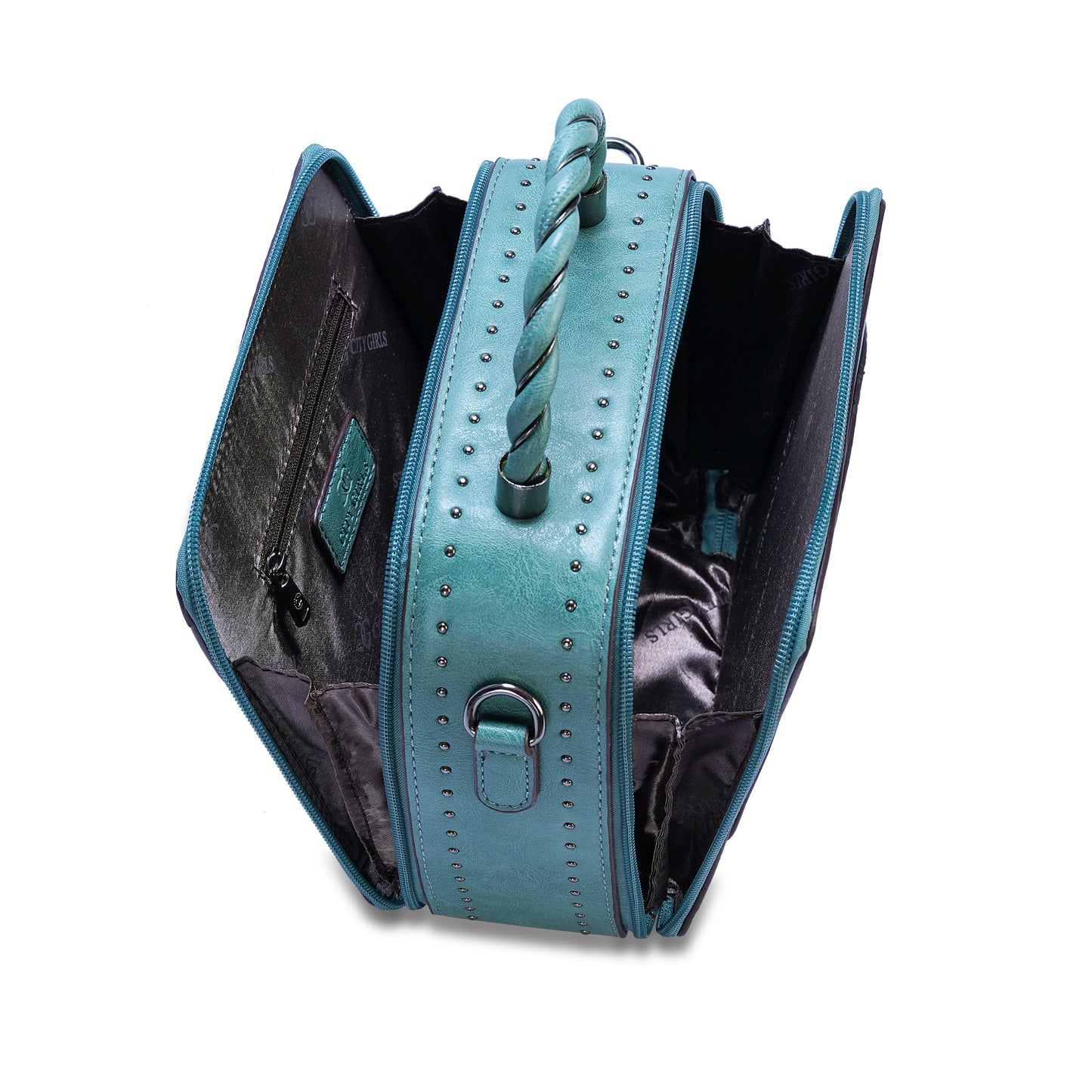 Blue Antique Satchel Bag