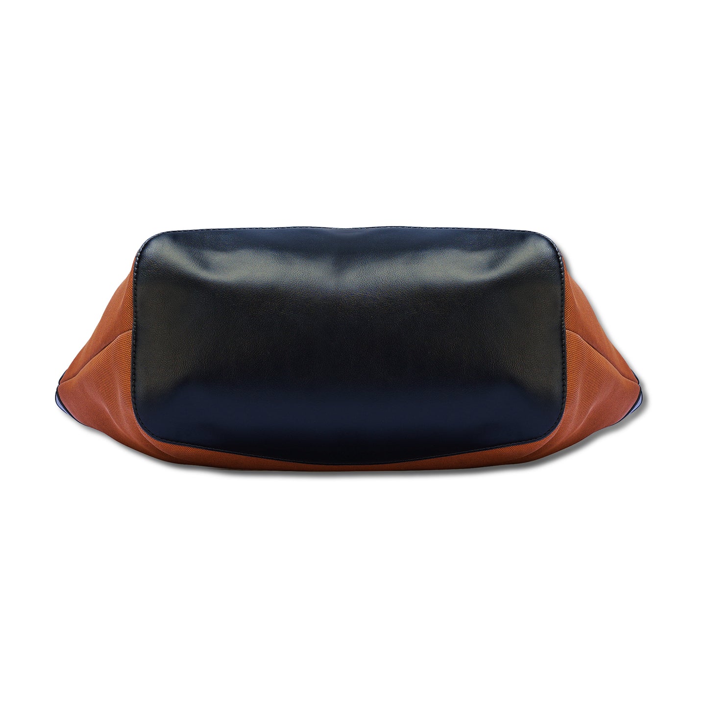 Black & Brown Colourblocked Tote Bag