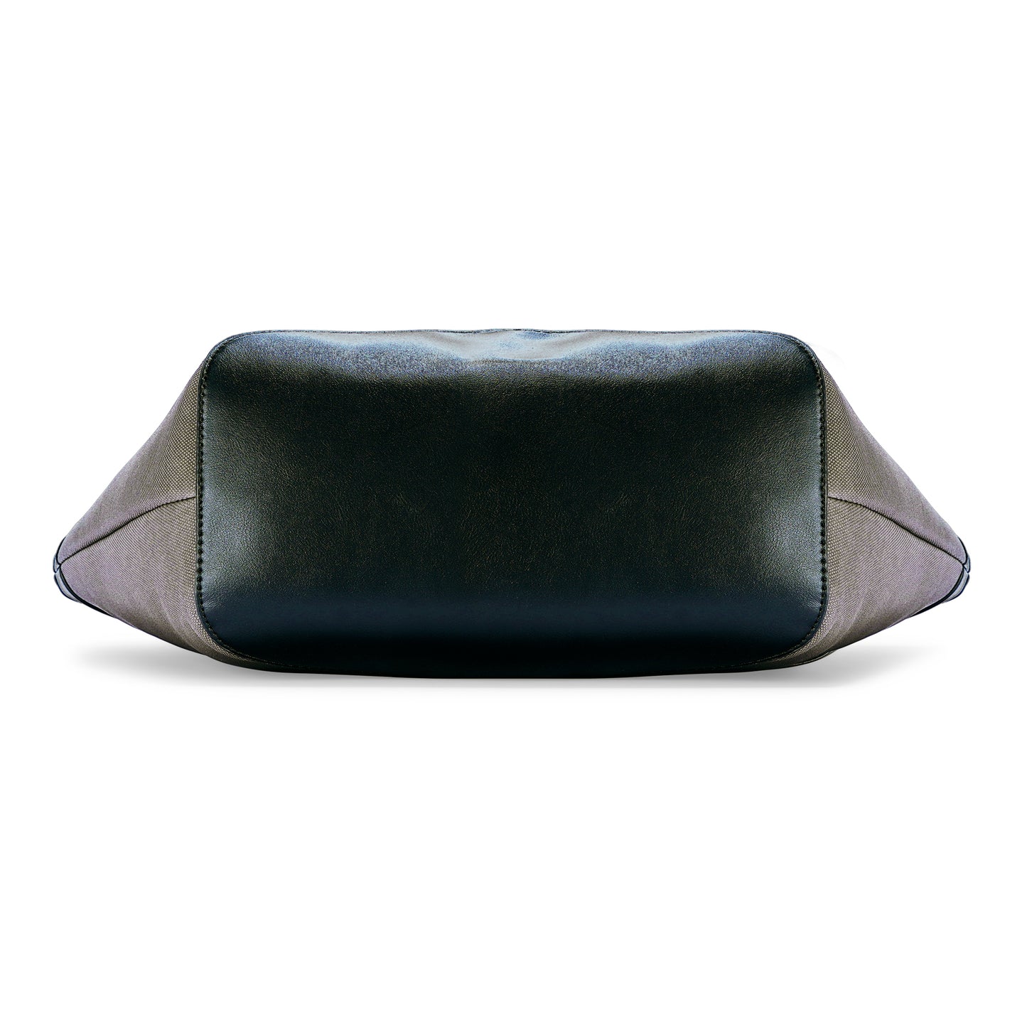 Black & Grey Colourblocked Tote Bag