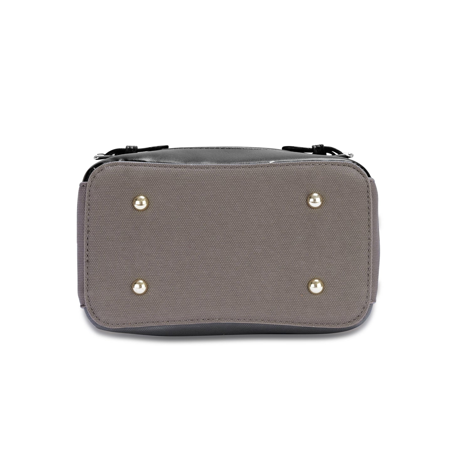 Black & Grey Colourblocked Backpack