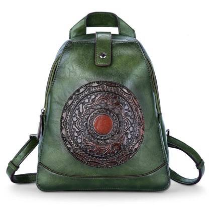 Green Antique Backpack