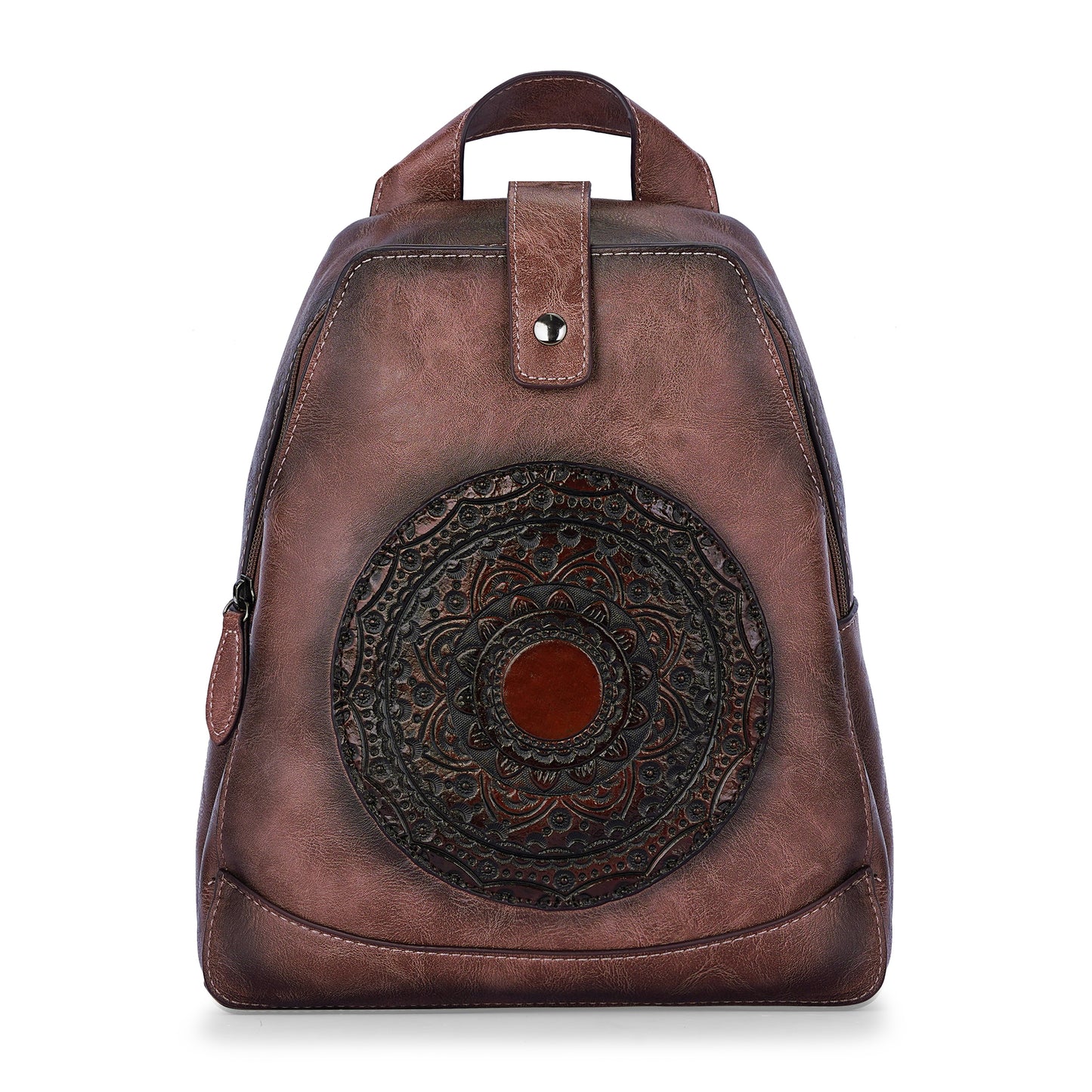 Beige Antique Backpack