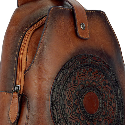 Tan Antique Backpack