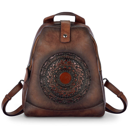 Brown Antique Backpack