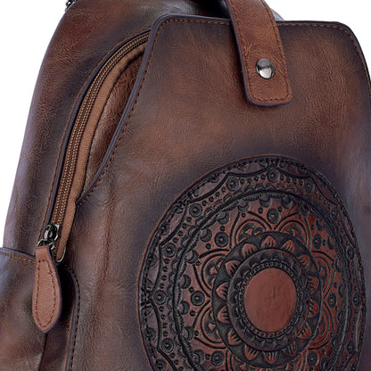 Brown Antique Backpack