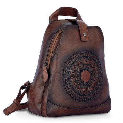 Brown Antique Backpack