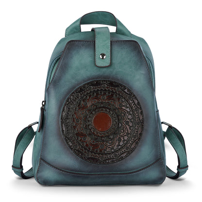Blue Antique Backpack
